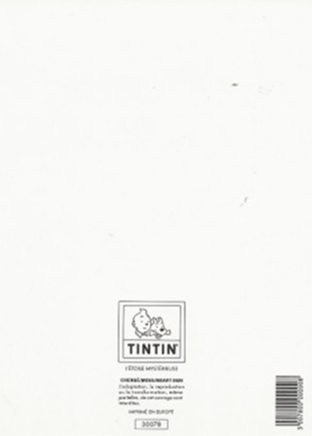 Tintin cartes postales bande dessinee tintin