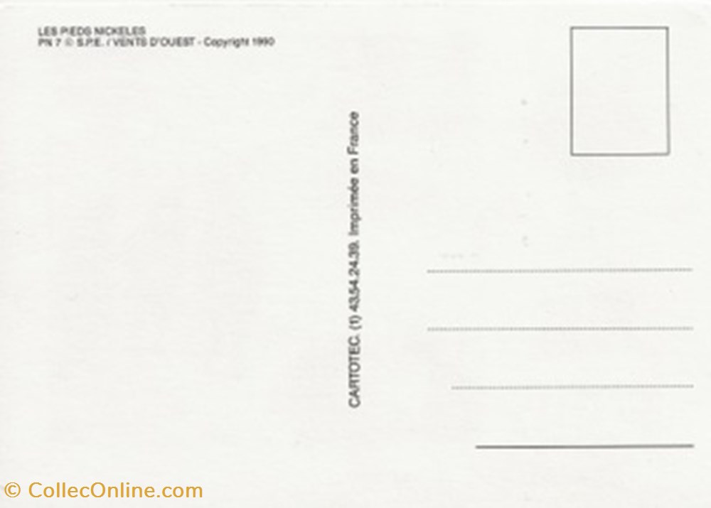 Pieds Nickelés cartes postales bande dessinee pieds nickeles