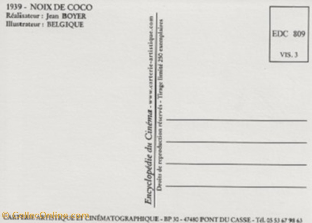 cartes postales autres noix de coco