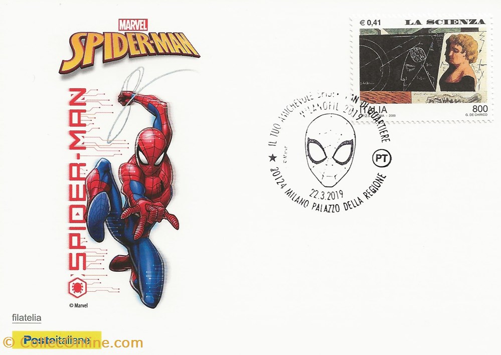 Milano (Italie) 2019 Milanofil - Il tuo amichevole Spider Man di quartiere timbres milano italie 2019 milanofil il tuo amichevole spider man di quartiere