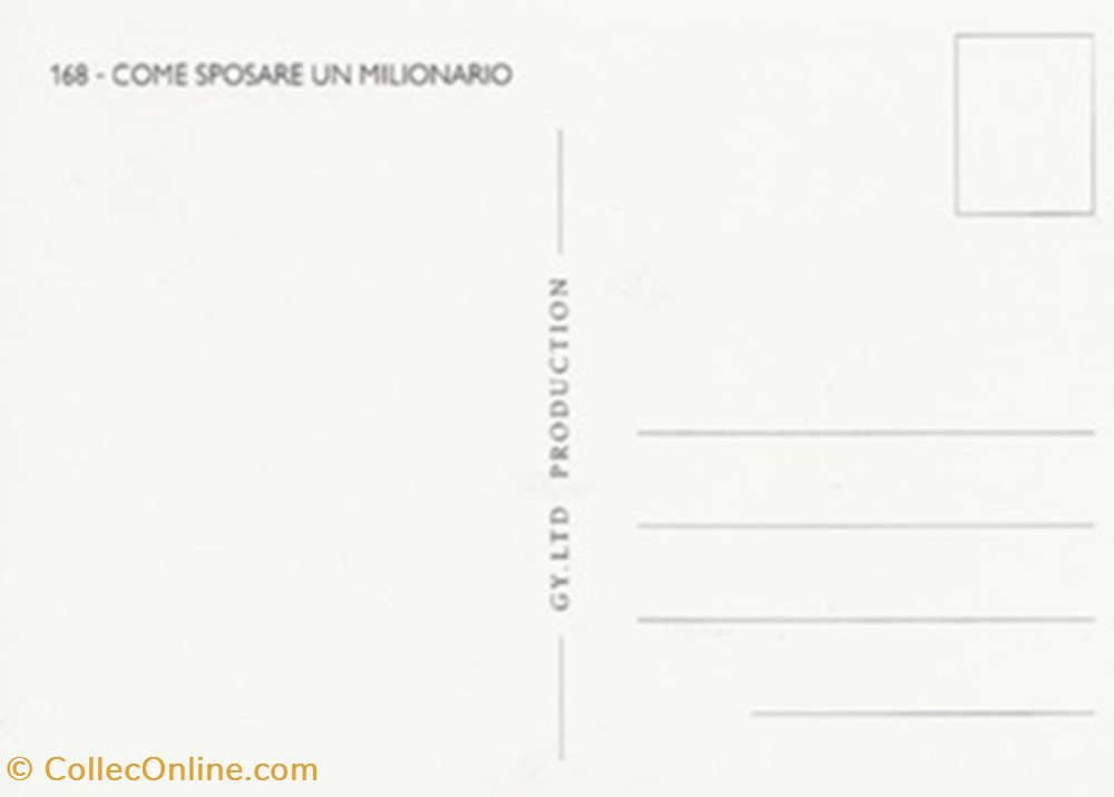 Come sposare un milionario cartes postales autres come sposare un milionario