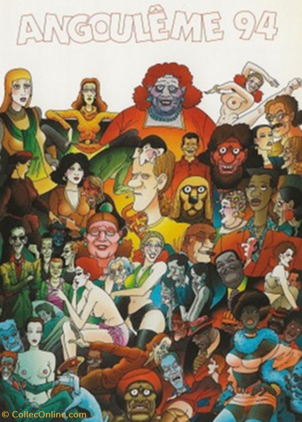 Angoulême (16) 1994 cartes postales bande dessinee angouleme 16 1994
