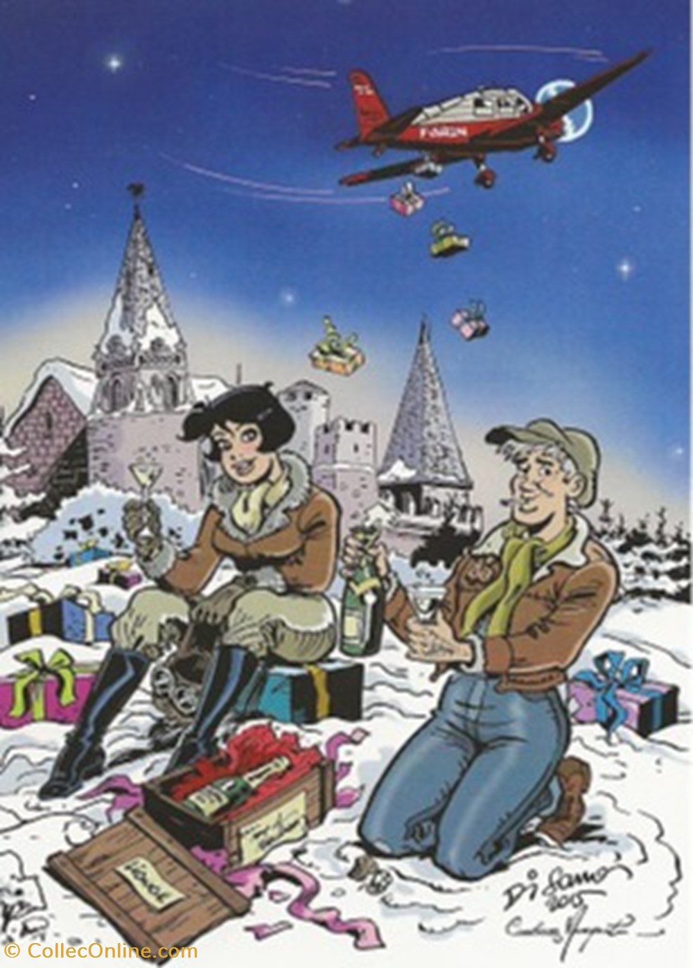 Ligugé (86) 2016 cartes postales bande dessinee liguge 86 2016