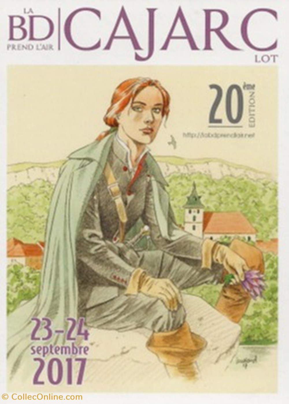 cartes postales bande dessinee cajarc 46 2017