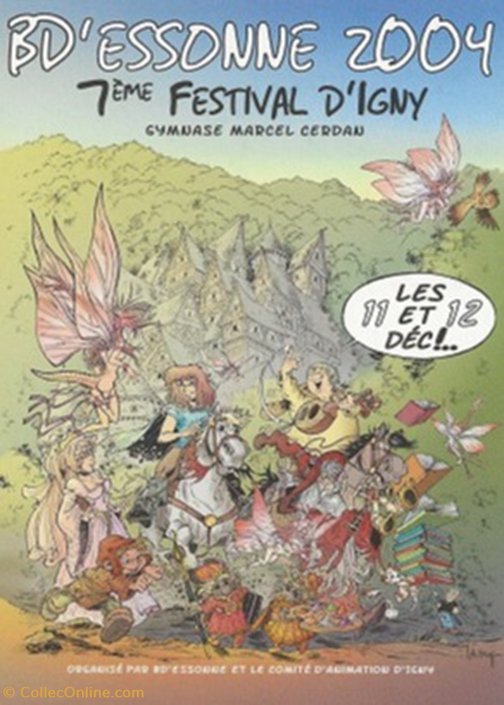 Igny (91) 2004 cartes postales bande dessinee igny 91 2004