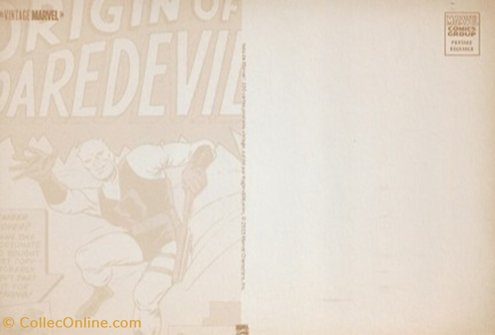 cartes postales bande dessinee marvel
