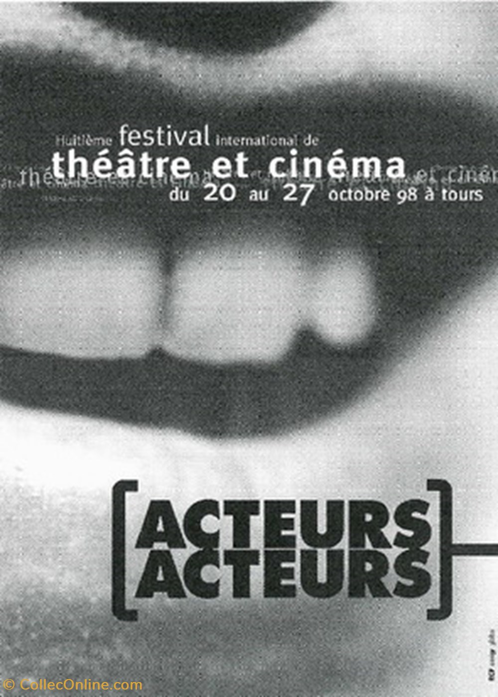 Tours Festival acteurs acteurs 1998 cartes postales autres tours festival acteurs acteurs 1998