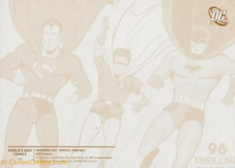 DC Comics cartes postales bande dessinee dc comics
