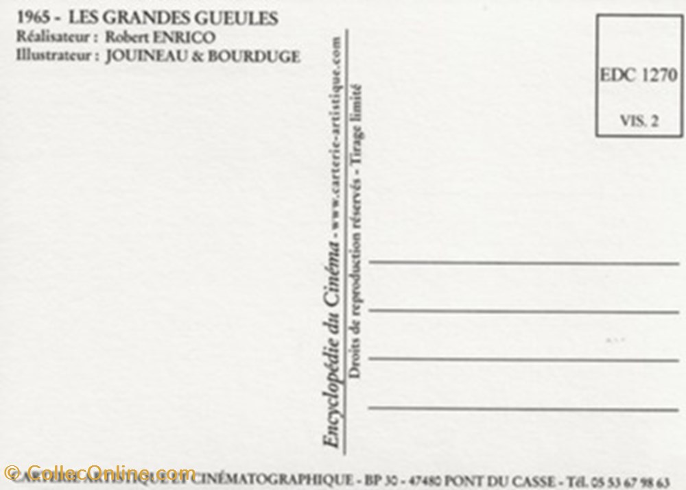 Les grandes gueules cartes postales autres les grandes gueules