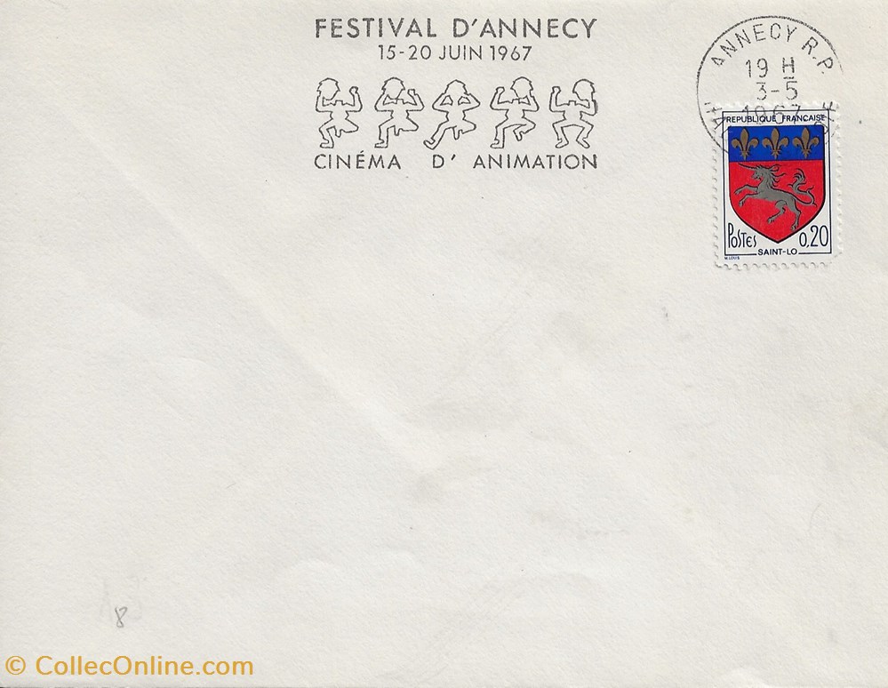 timbres annecy 74 1967 festival international du film animation