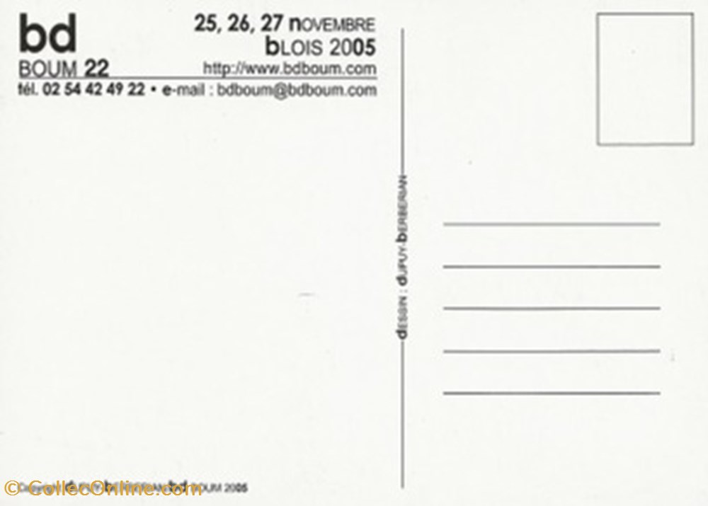 Blois (41) 2005 cartes postales bande dessinee blois 41 2005