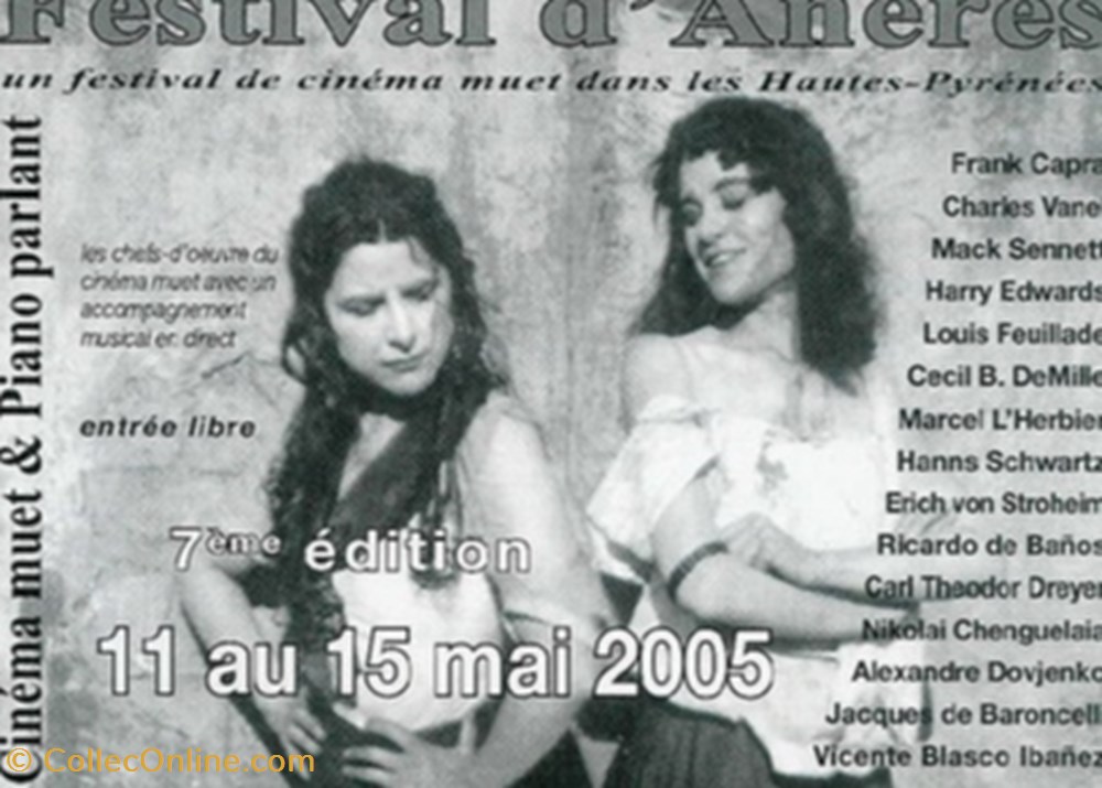 Anères Festival de cinéma muet 2005 cartes postales autres aneres festival de cinema muet 2005