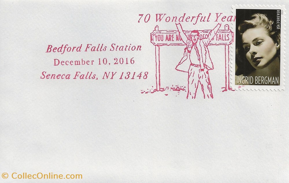 Seneca Falls (Etats Unis) 2016 It's a wonderful life timbres seneca falls etats unis 2016 it s a wonderful life