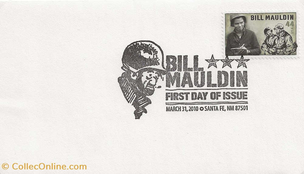 Santa Fé (Etats-Unis) 2010 Bill Mauldin timbres santa fe etats unis 2010 bill mauldin
