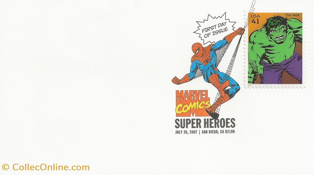 San Diégo (Etats-Unis) 2007 Marvel comics - Super heroes timbres san diego etats unis 2007 marvel comics super heroes