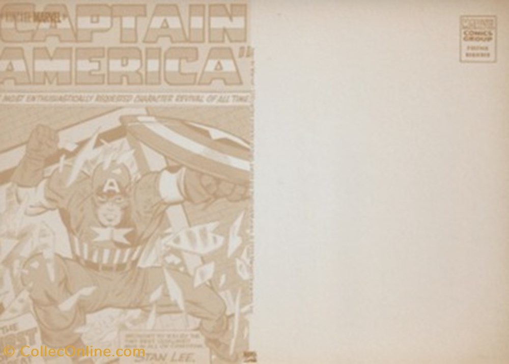 Marvel 2 cartes postales bande dessinee marvel