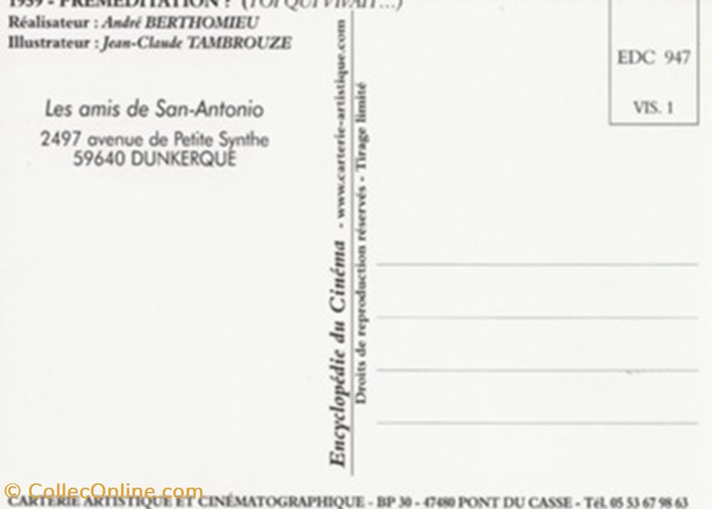 Préméditation? cartes postales autres premeditation