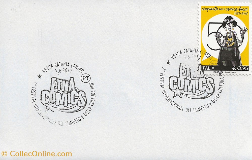 timbres catania italie 2017 7 festival internazionale del fumetto e della cultura pop