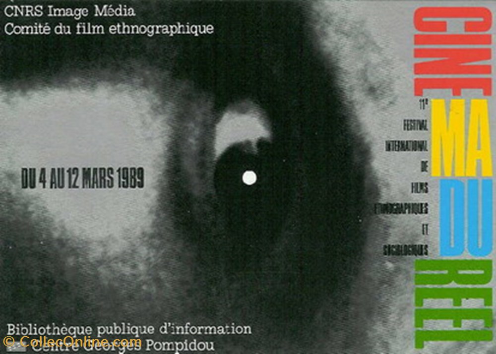 cartes postales autres paris festival cinema du reel 1989