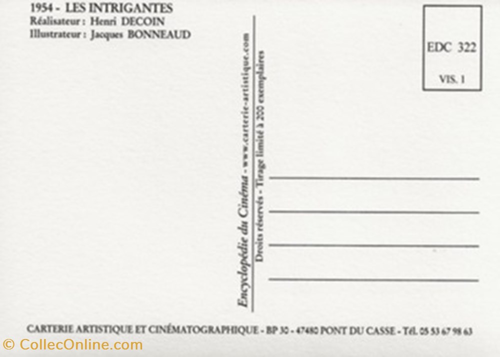Les intrigantes cartes postales autres les intrigantes