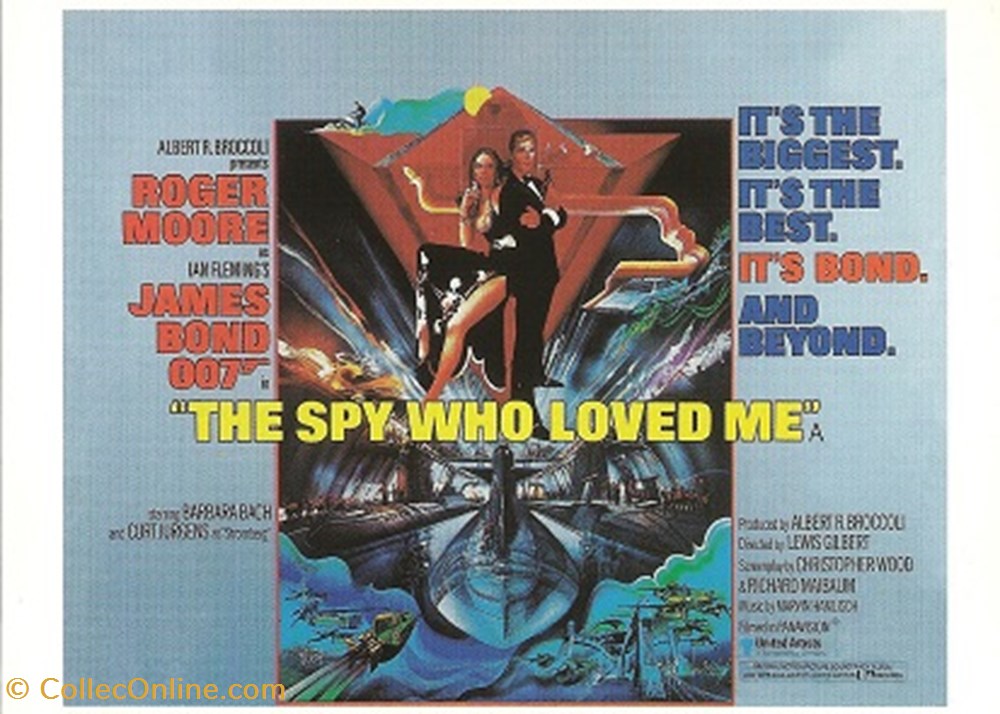 The spy who loved me cartes postales autres the spy who loved me