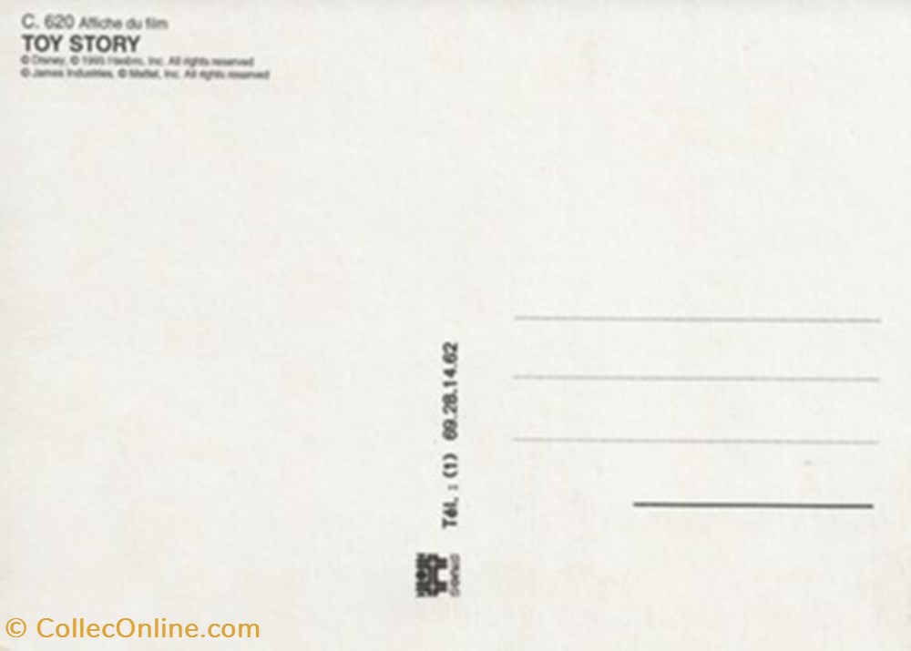 Toy story cartes postales autres toy story