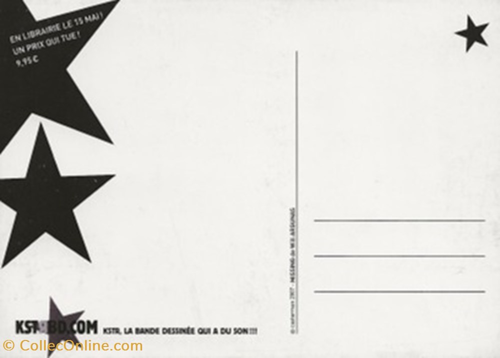 KSTR éditions cartes postales bande dessinee kstr editions