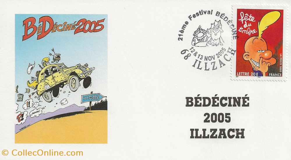 Illzach (68) 2005 Bédéciné timbres illzach 68 2005 bedecine