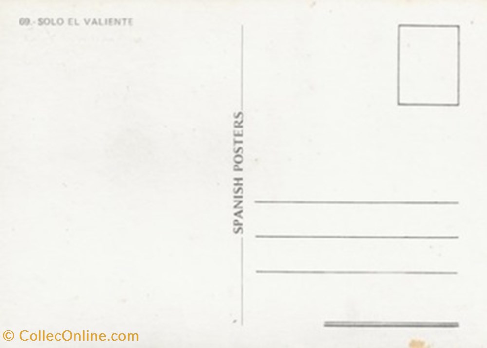 Solo el valiente cartes postales autres solo el valiente