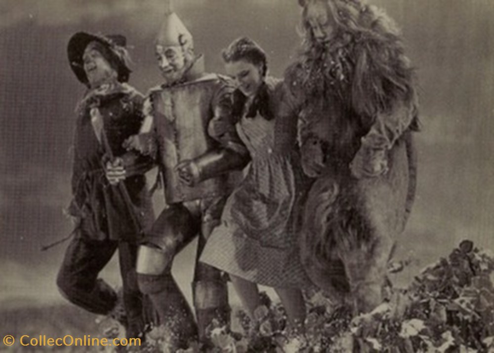 Le magicien d'Oz 3 cartes postales autres le magicien oz