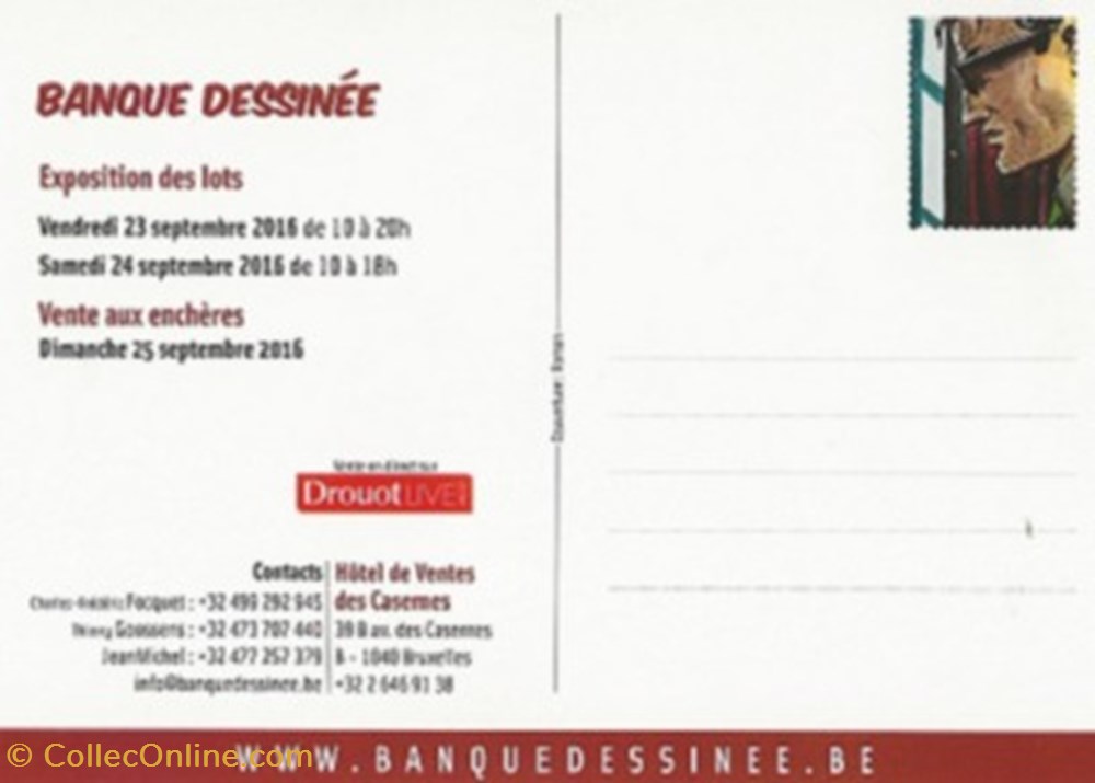 Banque Dessinée 45 160925 cartes postales bande banque dessinee 45 160925
