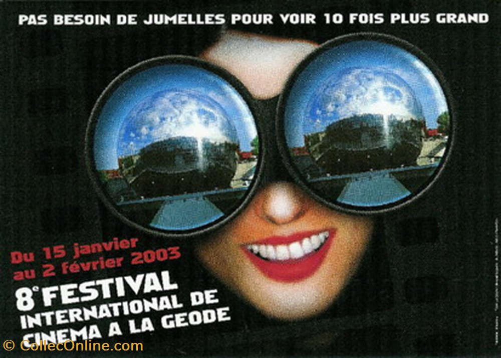 Paris Festival de cinéma à la Géode 2003 cartes postales autres paris festival de cinema a la geode 2003