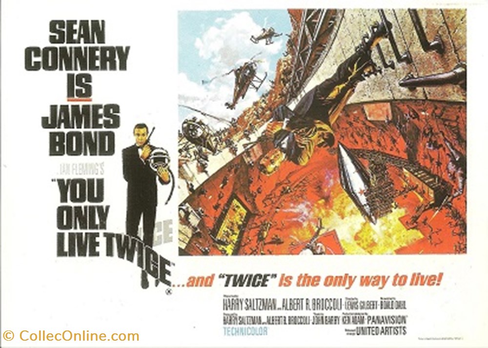 You only live twice cartes postales autres you only live twice