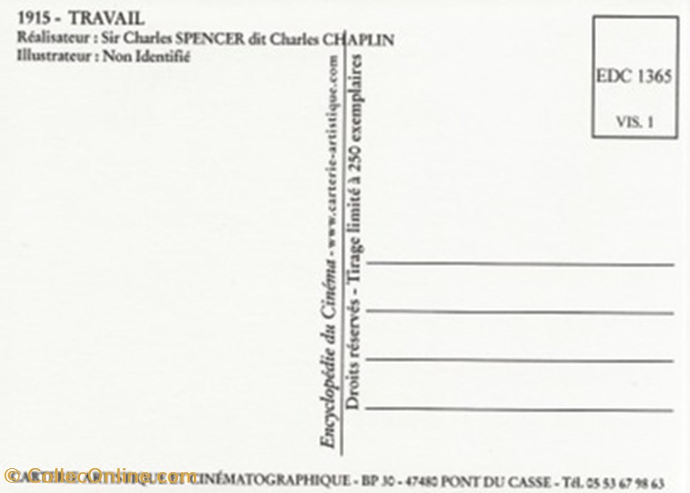cartes postales autres travail