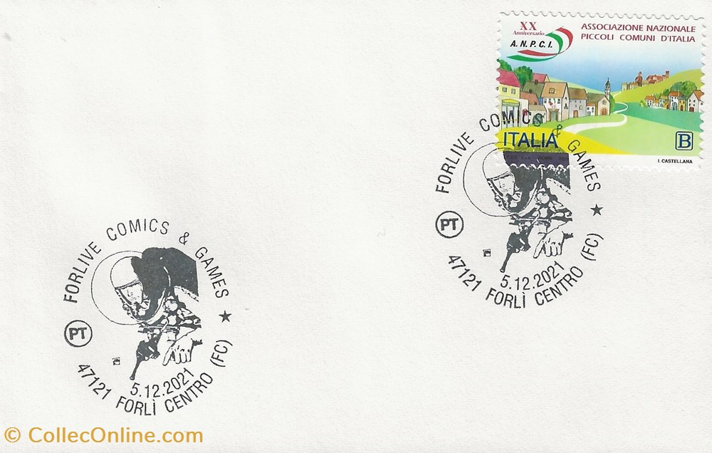Forli (Italie) 2021 Forlive comics & games timbres forli italie 2021 forlive comics games