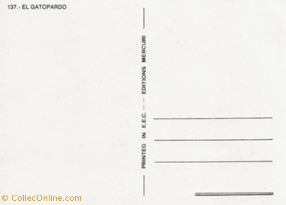 cartes postales autres el gatopardo