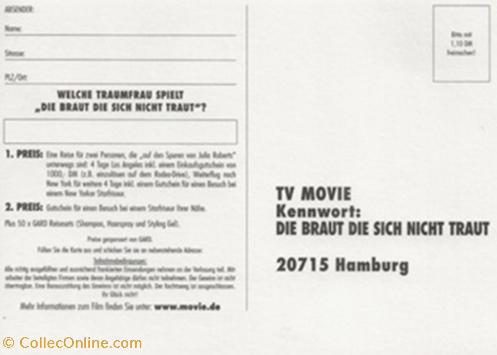 Die braut die sich nicht traut cartes postales autres die braut die sich nicht traut