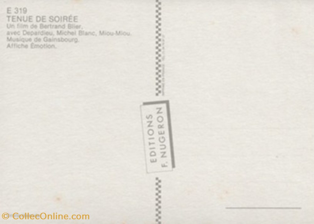 cartes postales autres tenue de soiree