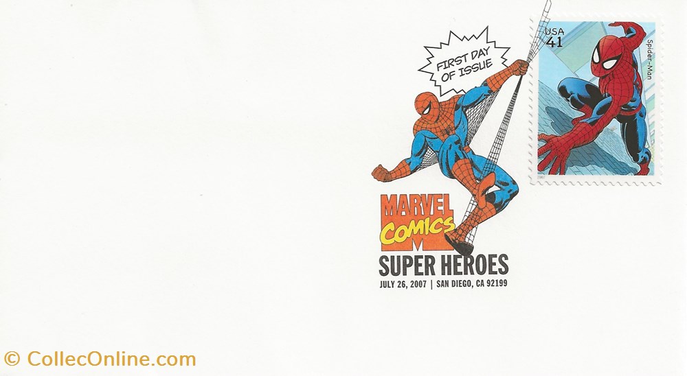 San Diégo (Etats-Unis) 2007 Marvel comics - Super heroes timbres san diego etats unis 2007 marvel comics super heroes
