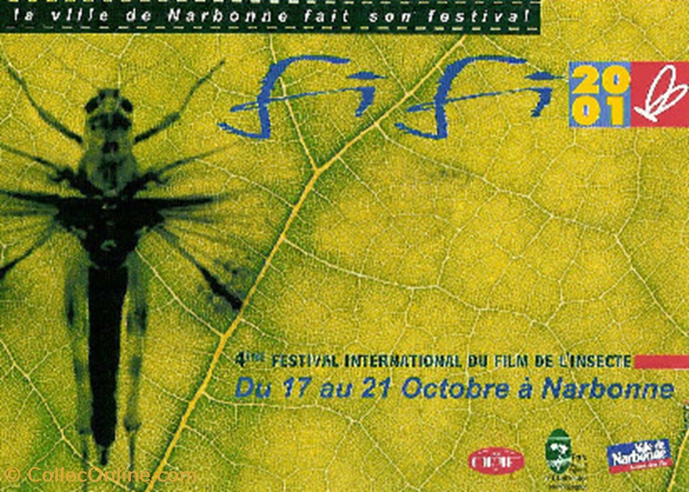 cartes postales autres narbonne festival international du film de insecte 2001