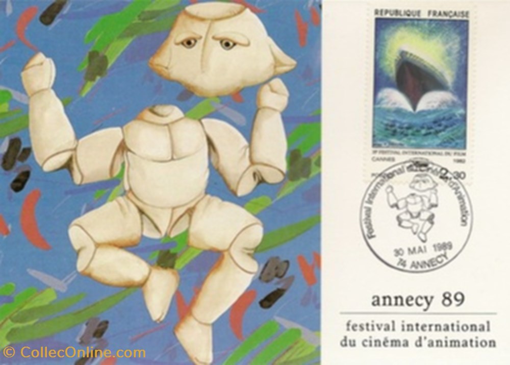cartes postales autres annecy festival du cinema animation 1989