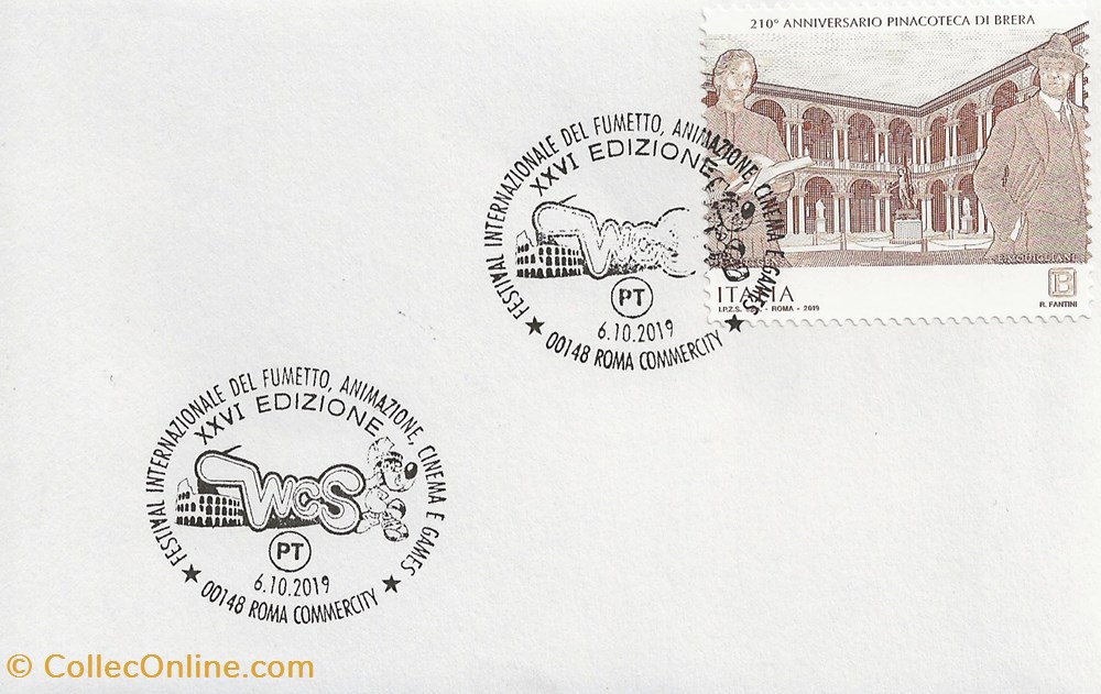 timbres roma italie 2019 festival internazional del fumetto animazione cinema e games xxvi edizione