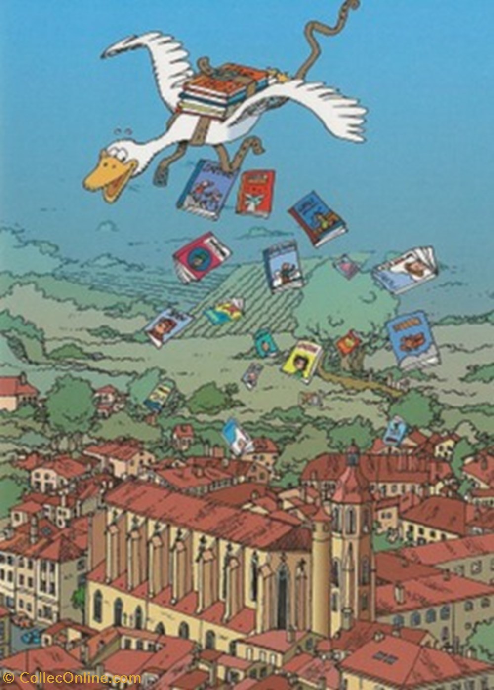 Eauze (32) 2008 cartes postales bande dessinee eauze 32 2008