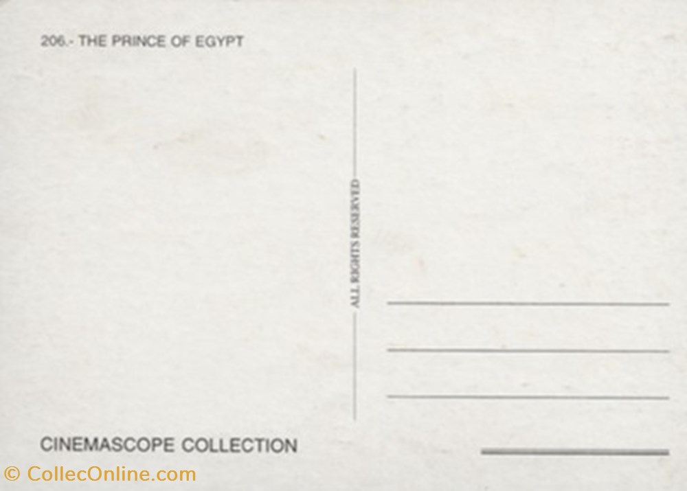 cartes postales autres the prince of egypt