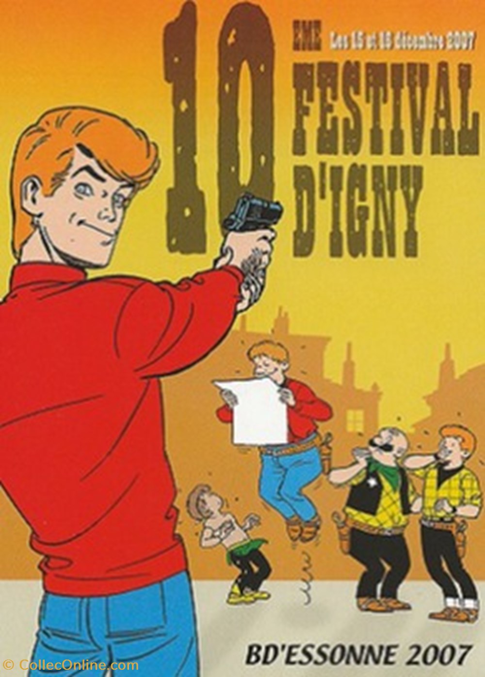Igny (91) 2007 cartes postales bande dessinee igny 91 2007