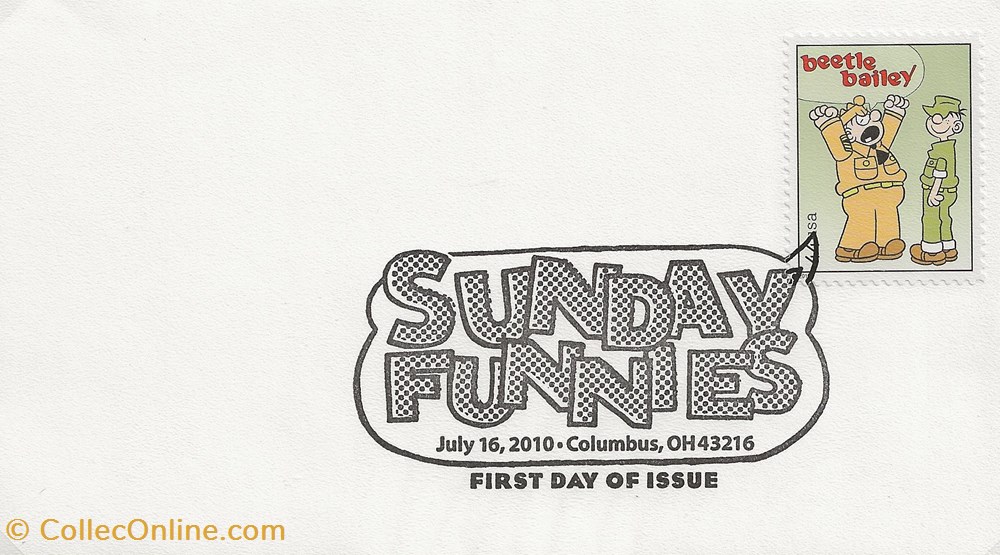 Colombus (Etats-Unis) 2010 Sunday funnies timbres colombus etats unis 2010 sunday funnies