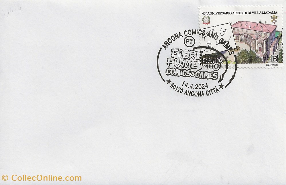 timbres ancona italie 2024 comics and games fiere del fumetto