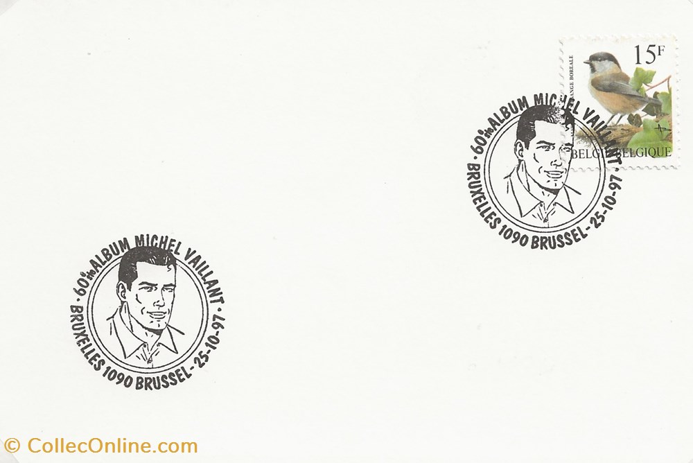 timbres bruxelles belgique 1997 60eme album michel vaillant
