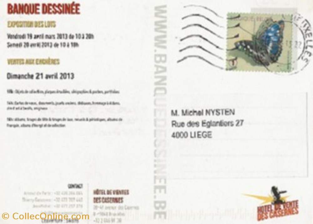 Banque Dessinée 29 cartes postales bande banque dessinee 29