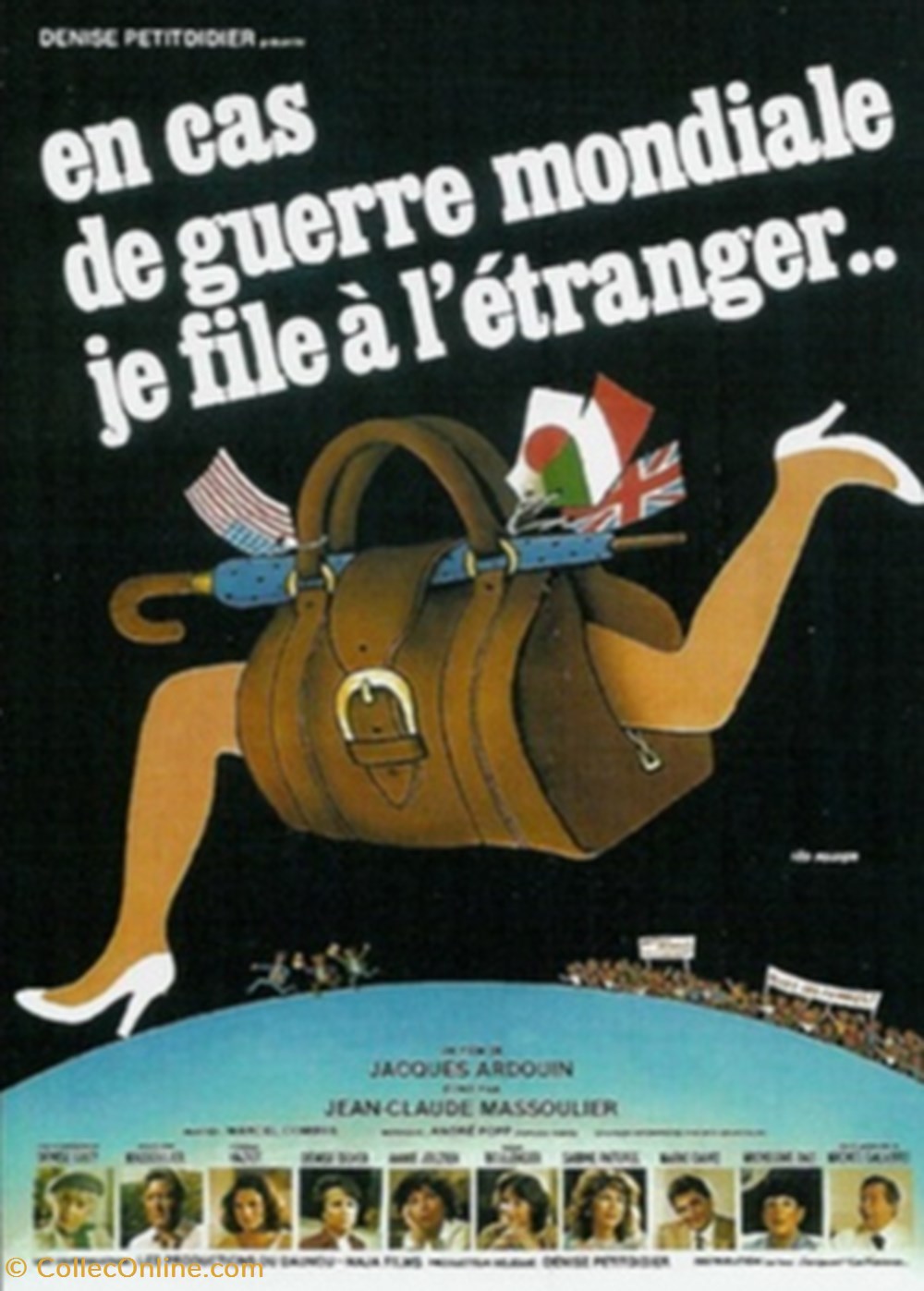 En cas de guerre mondiale je file à l'étranger cartes postales autres en cas de guerre mondiale je file a etranger